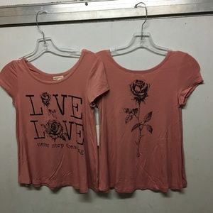 Boat neck cap sleeve tween top